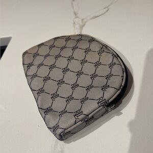 Ralph Lauren Black and Cream Patterned Pouch